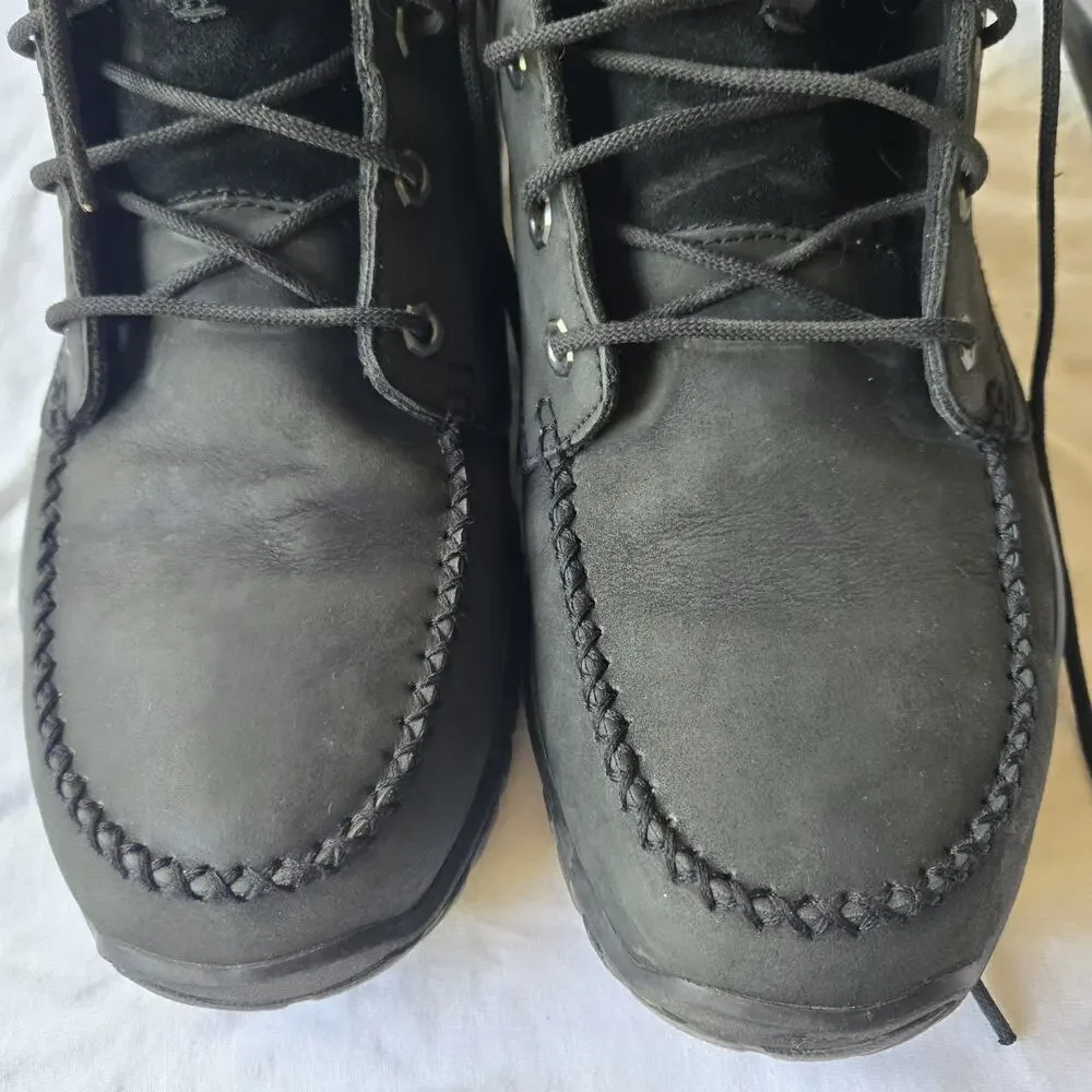 KURU Quest Men's Hiking Outdoor Lace Up Leather Boots Black Size 12.5